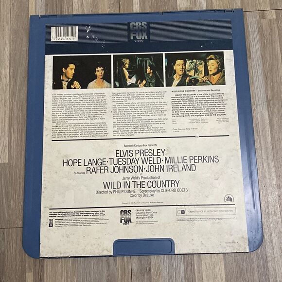 RCA CED SelectaVision VideoDiscs Movie WILD IN THE COUNTRY ELVIS PRESLEY cover - Picture 5 of 6